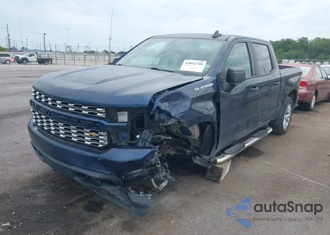 2021 Chevrolet Silverado 1500 2Wd Short Bed Custom из США, поврежденный, VIN 3GCPWBEF4MG105423